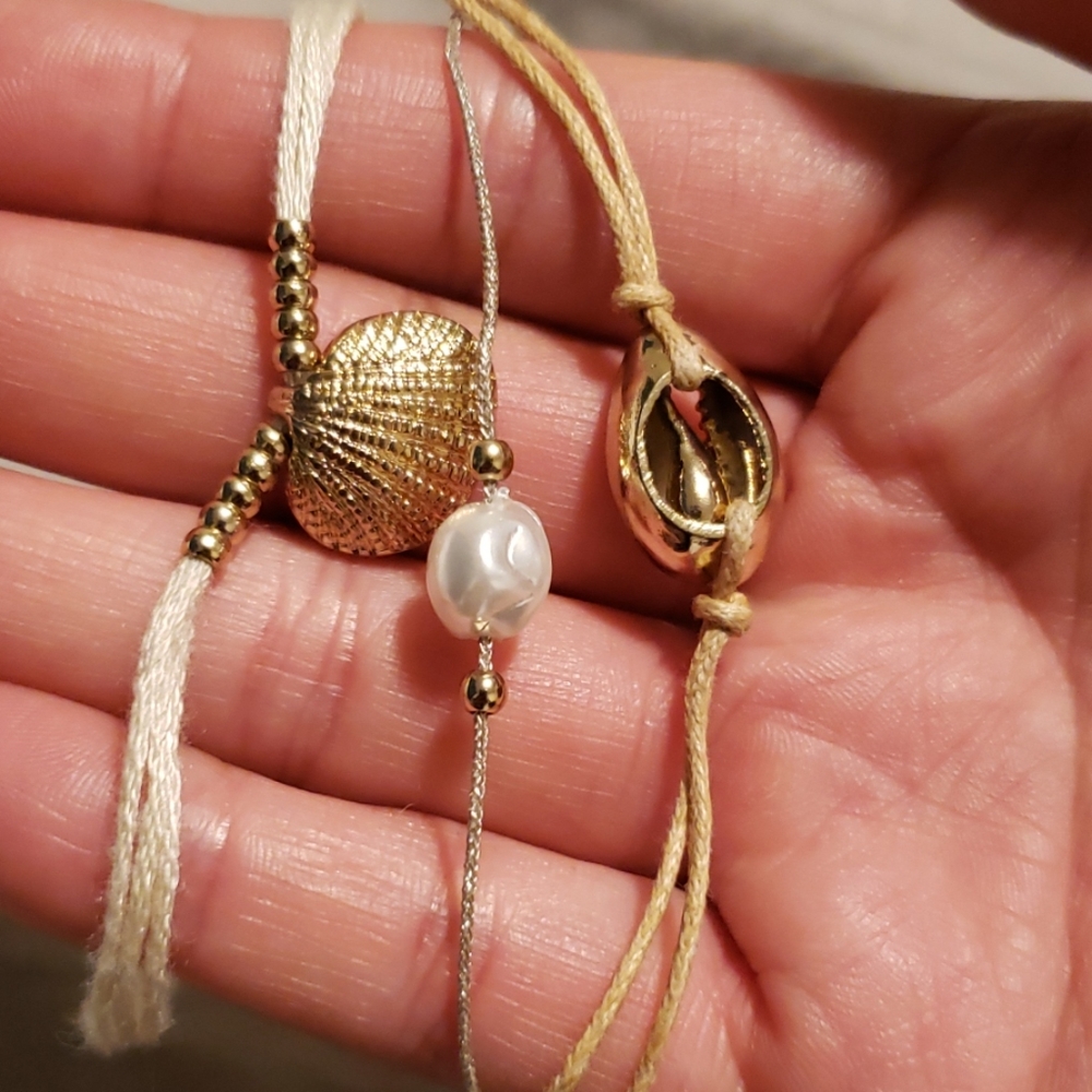 Beach themed bracelet set